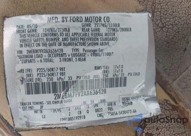 2MEBM7FV2AX636428: 43890385