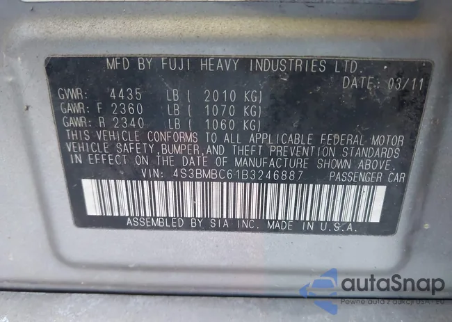 4S3BMBC61B3246887: 43889591