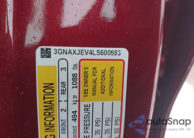 3GNAXJEV4LS600583: 43890862