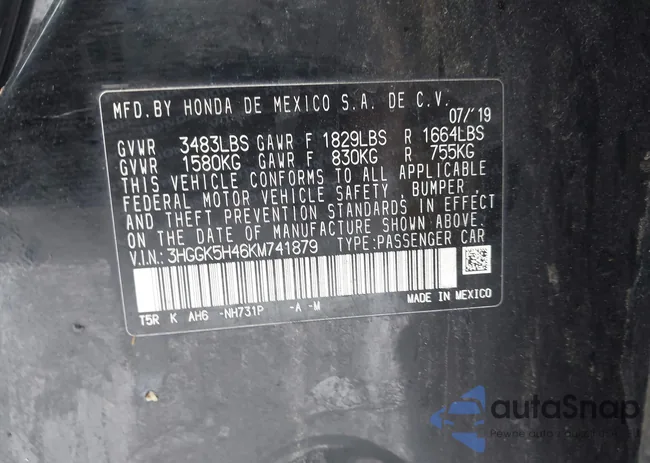 3HGGK5H46KM741879: 43891009