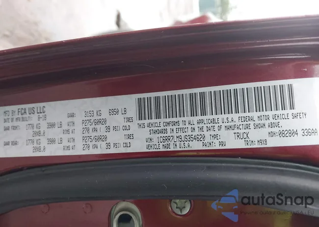 1C6RR7LM9JS354620: 43891284