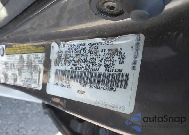 4T1BE32K24U789868: 43891359