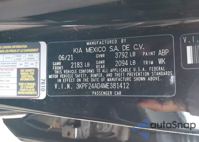 3KPF24AD4ME381412: 43890519