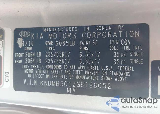 KNDMB5C12G6198052: 43891968