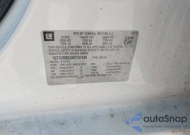 1GTV2MEC5HZ107448: 43892161