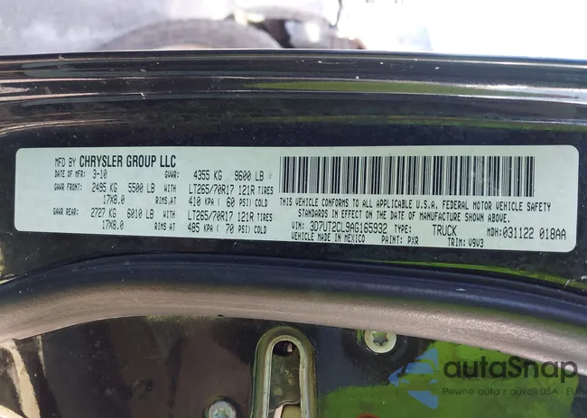 3D7UT2CL9AG165932: 43892170