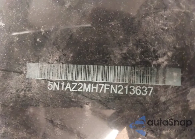 5N1AZ2MH7FN213637: 43892343