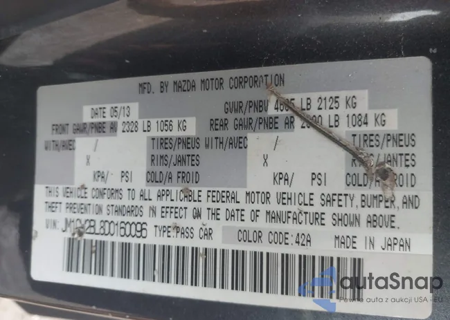 JM1CW2BL8D0160096: 43892367