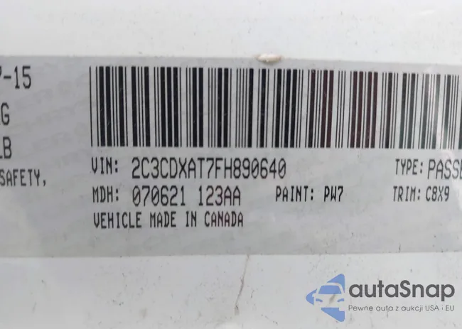 2C3CDXAT7FH890640: 43891453