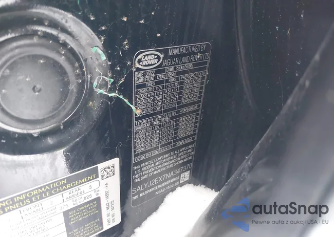 SALYJ2EX7NA347370: 43891679