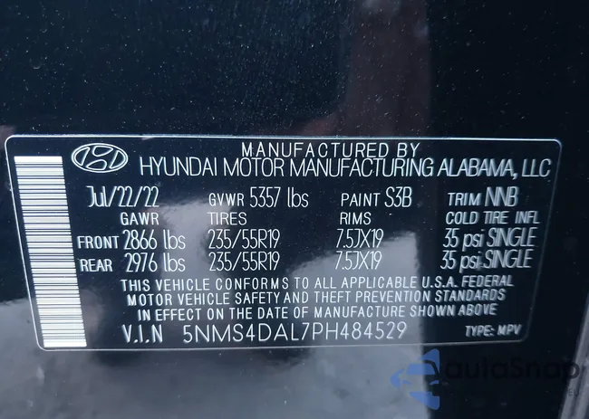 5NMS4DAL7PH484529: 43892848