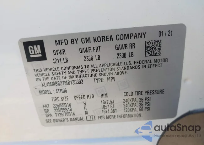 KL4MMBS27MB130393: 43893065