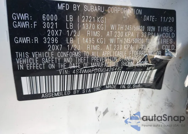 4S4WMAPD6M3426482: 43893092