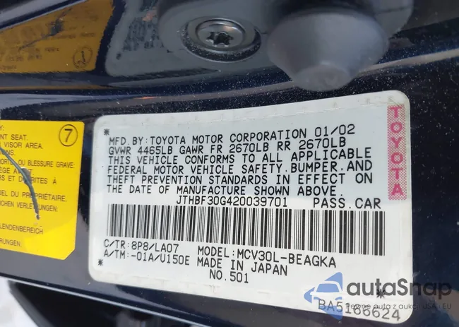 JTHBF30G420039701: 43893196