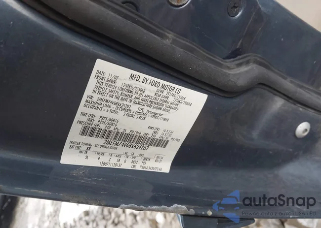 2MEFM74V68X624202: 43893278