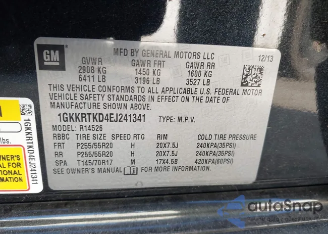 1GKKRTKD4EJ241341: 43893319