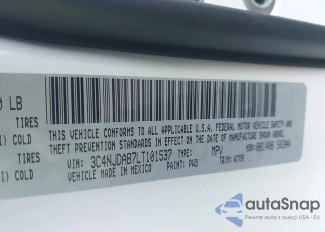 3C4NJDAB7LT101537: 43893985