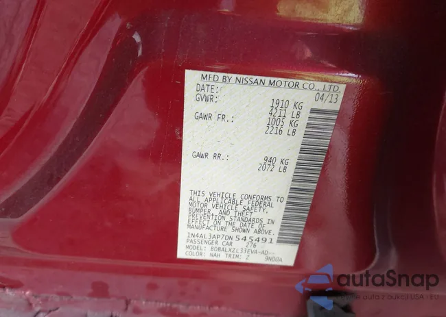 1N4AL3AP7DN545491: 43894074