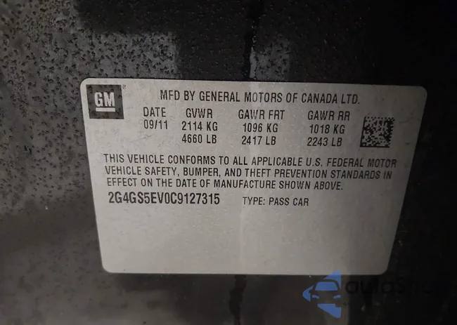 2G4GS5EV0C9127315: 43894088