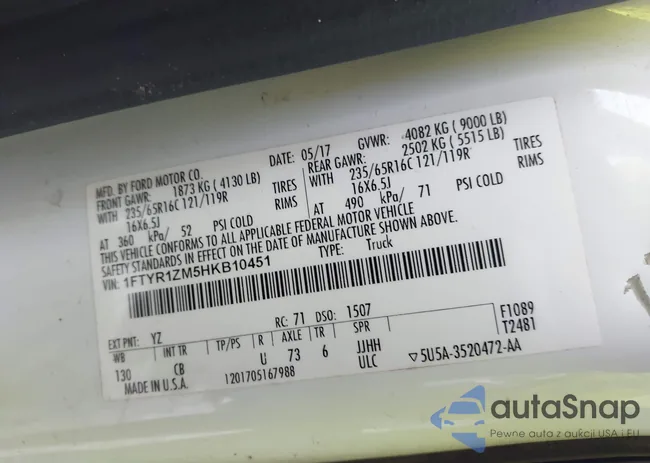 1FTYR1ZM5HKB10451: 43893797