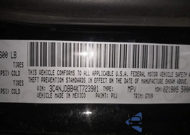 3C4NJDBB4KT723901: 43894856