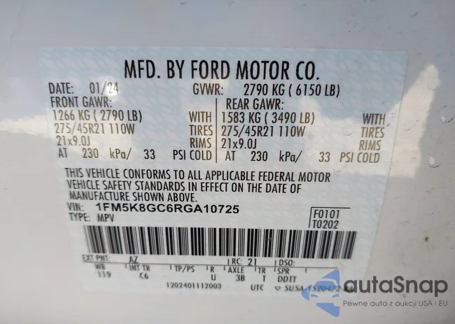 1FM5K8GC6RGA10725: 43894866