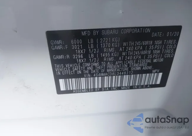 4S4WMACD8L3448312: 43894938