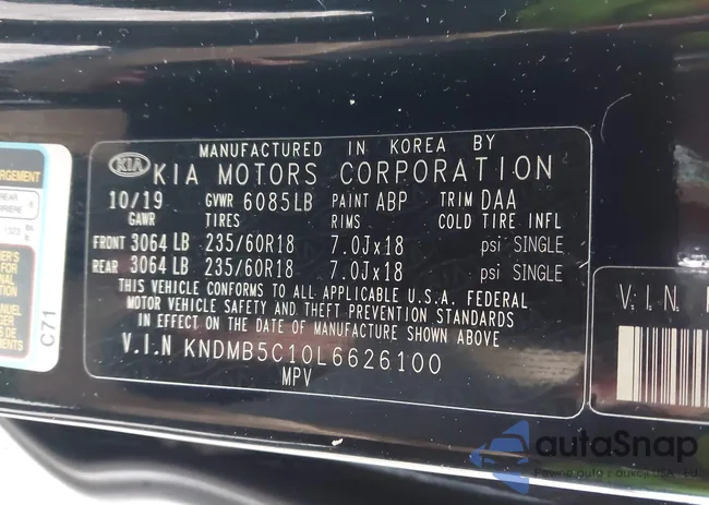 KNDMB5C10L6626100: 43894964