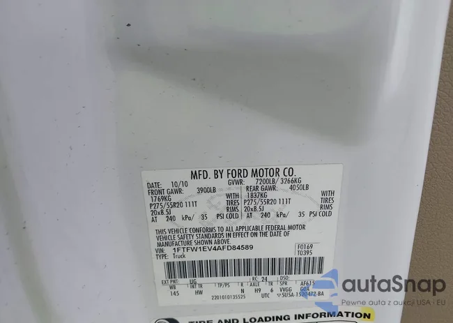 1FTFW1EV4AFD84589: 43895044