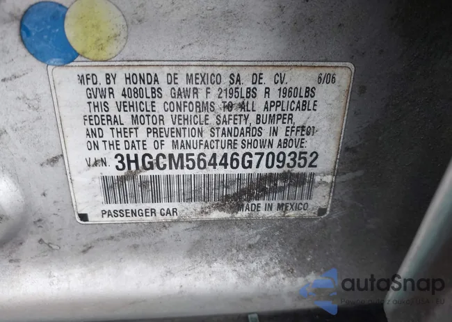 3HGCM56446G709352: 43895113