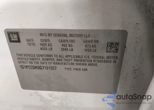 1G1PC5SH3G7191557: 43894683