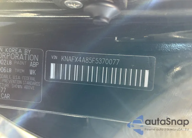 KNAFX4A85F5370077: 43894687