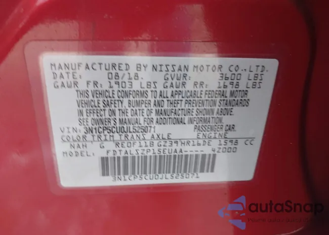 3N1CP5CU0JL525071: 43894704