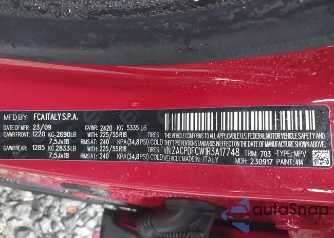 ZACPDFCW1R3A17748: 43894790