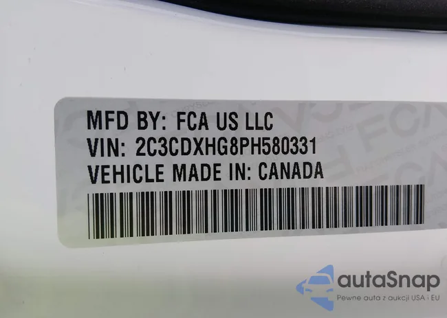 2C3CDXHG8PH580331: 43895892