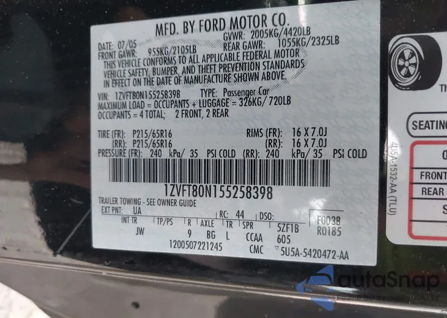 1ZVFT80N155258398: 43896100