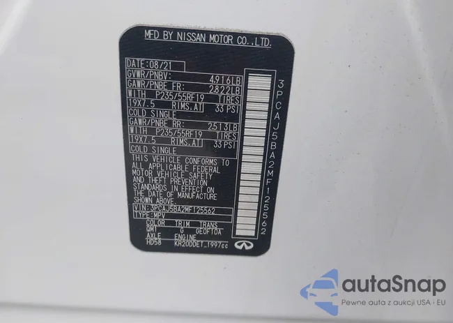 3PCAJ5BA2MF125562: 43896146