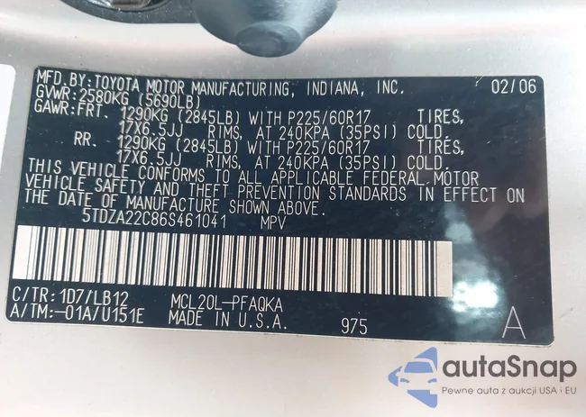 5TDZA22C86S461041: 43896182