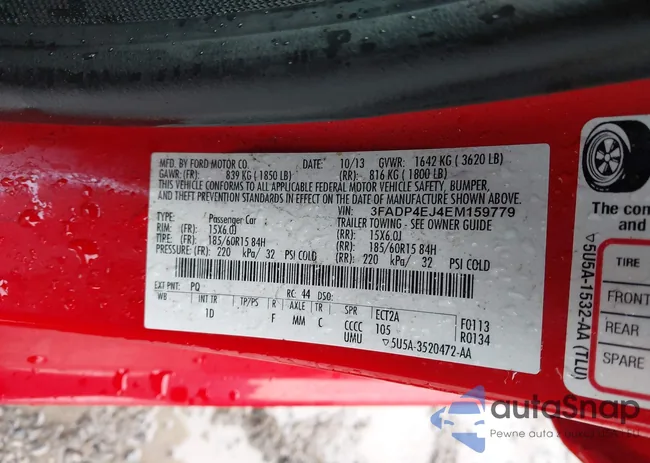 3FADP4EJ4EM159779: 43895510