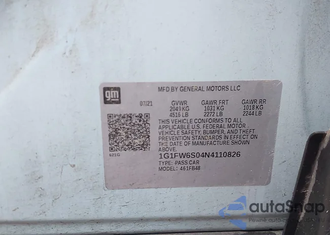 1G1FW6S04N4110826: 43895628