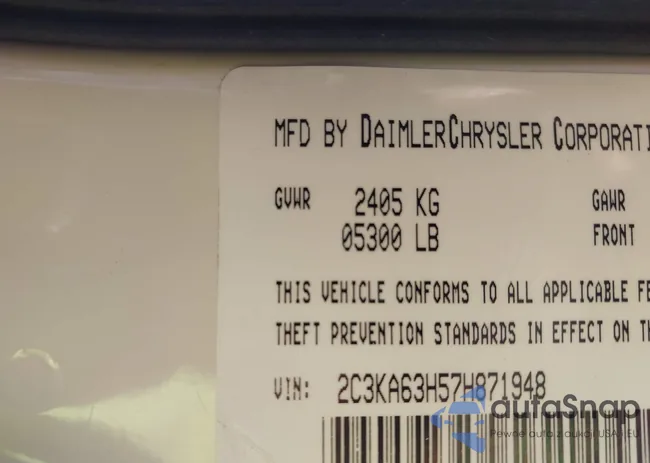 2C3KA63H57H871948: 43896931