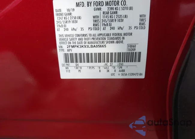 2FMPK3K93LBA05665: 43897277