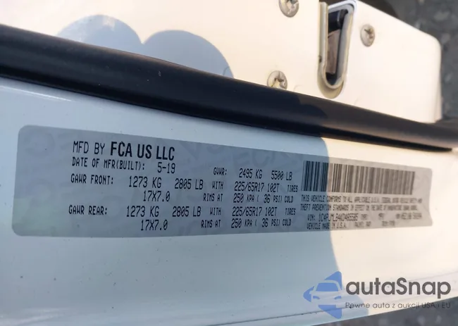 1C4PJMLB4KD465585: 43897368