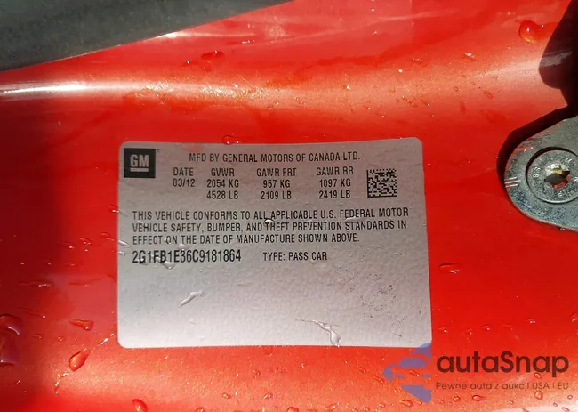 2G1FB1E36C9181864: 43896624