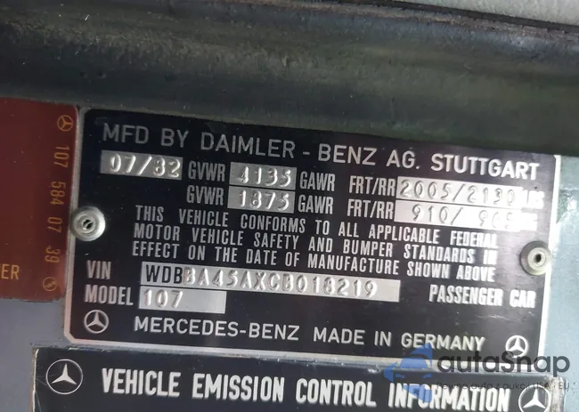 WDBBA45C0FA018130: 43896775