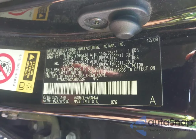 5TDKK3EHXAS006597: 43897965