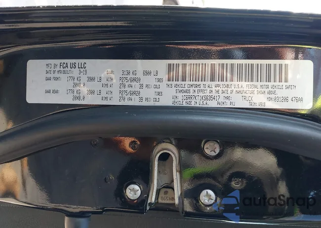 1C6RR7KT1KS635417: 43897988