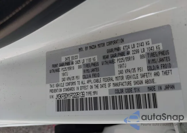 JM3KFBDM1P0225139: 43898012