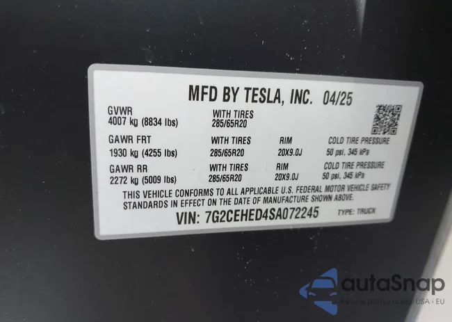 7G2CEHED4SA072245: 43898204