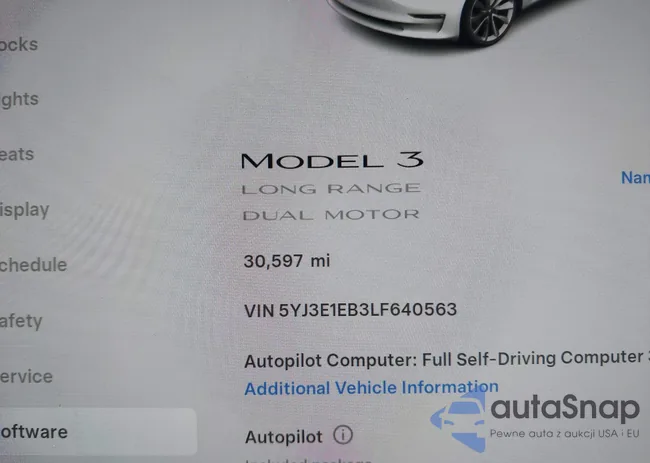 5YJ3E1EB3LF640563: 43897665